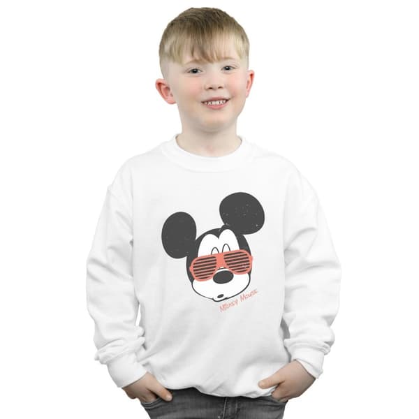 Disney Boys Mickey Mouse Sunglasses Sweatshirt