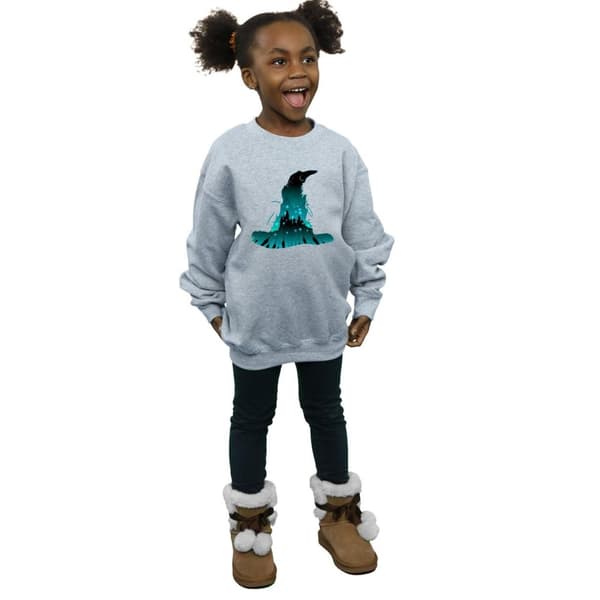 Harry Potter Girls Hogwarts Silhouette Sweatshirt