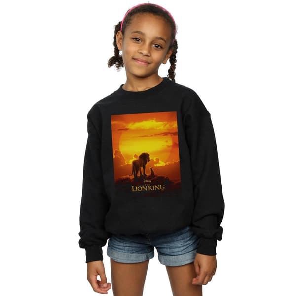 Disney Girls The Lion King Movie Sunset Poster Sweatshirt