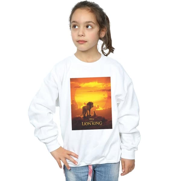 Disney Girls The Lion King Movie Sunset Poster Sweatshirt