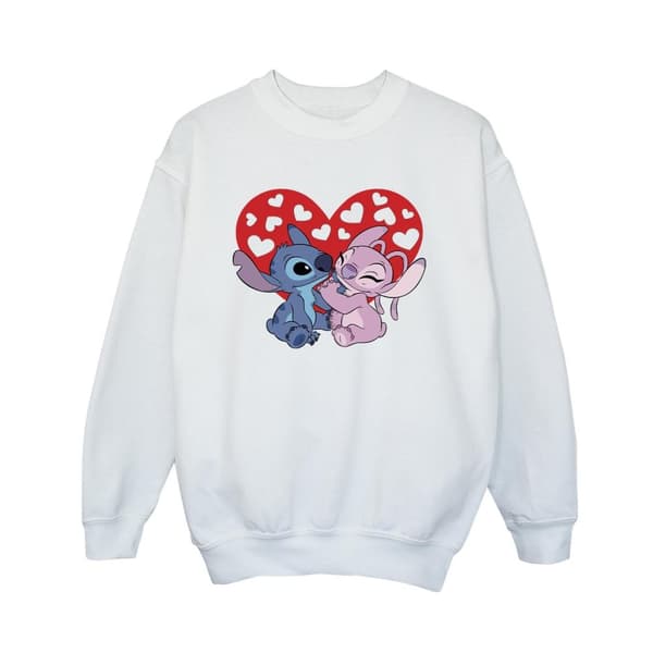 Disney Boys Lilo & Stitch Hearts Sweatshirt