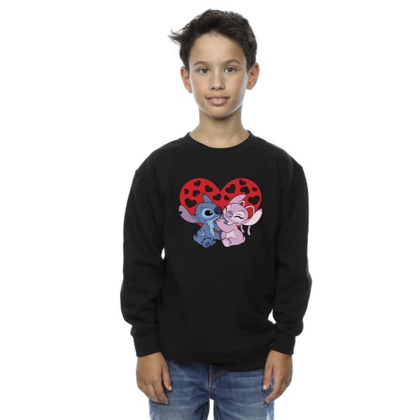 Disney Boys Lilo & Stitch Hearts Sweatshirt