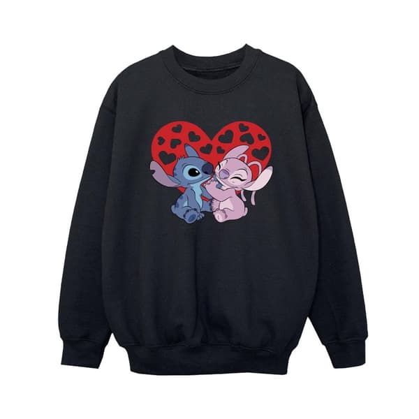 Disney Boys Lilo & Stitch Hearts Sweatshirt