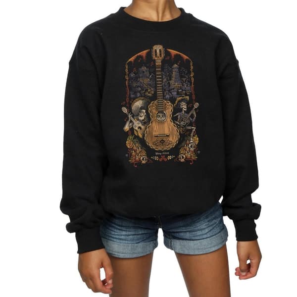 Disney Girls Coco Guitar Poster Sweatshirt