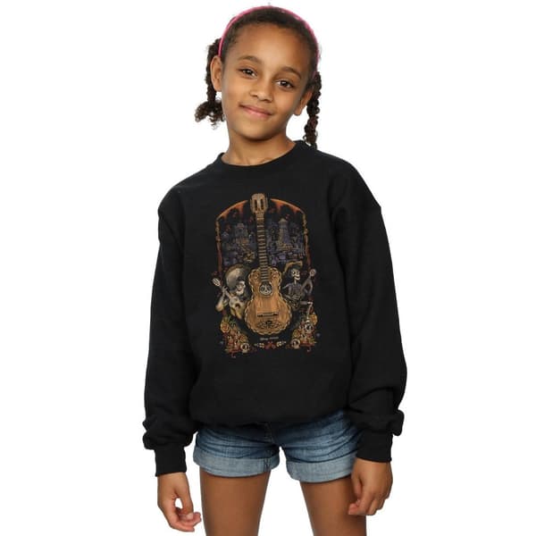 Disney Girls Coco Guitar Poster Sweatshirt