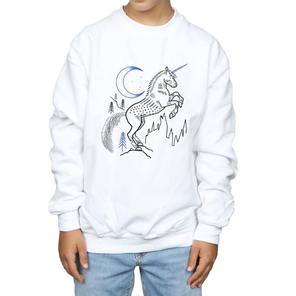 Harry Potter Sweatshirt med linjer av enhörningar för pojkar
