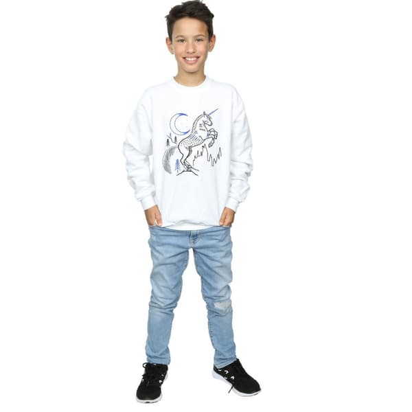 Harry Potter Sweatshirt med linjer av enhörningar för pojkar