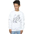 Miniatyrbild 2 av 5: Harry Potter Sweatshirt med linjer av enhörningar för pojkar