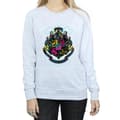 Pikkukuva 3 / 5: Harry Potter Womens/Ladies Neon Hogwarts Crest Sweatshirt