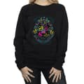 Miniatyrbild 3 av 5: Harry Potter Neon Hogwarts Crest Sweatshirt för kvinnor/damer