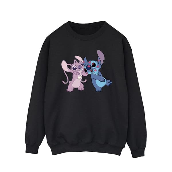 Disney Mens Lilo & Stitch Kisses Sweatshirt