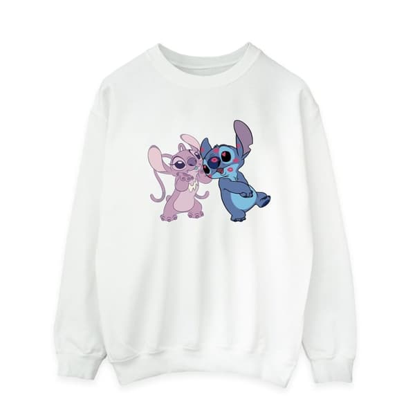 Disney Mens Lilo & Stitch Kisses Sweatshirt