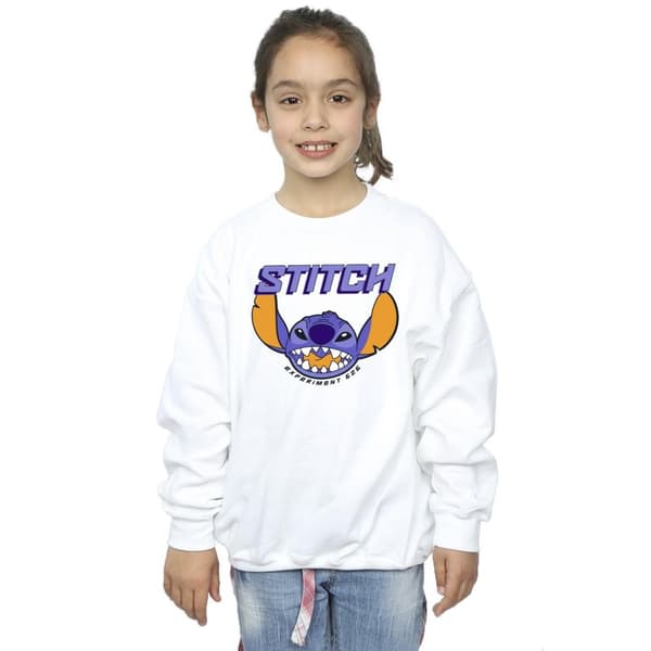 Disney Girls Lilo And Stitch Purple Sweatshirt