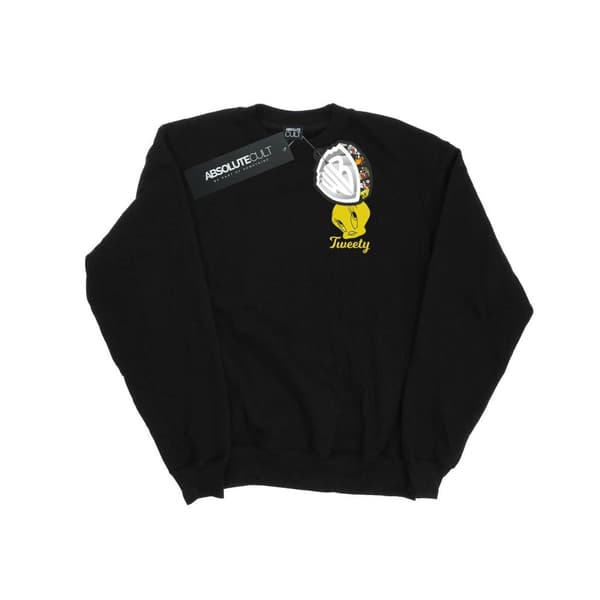 Looney Tunes Mens Tweety Pie Head Sweatshirt