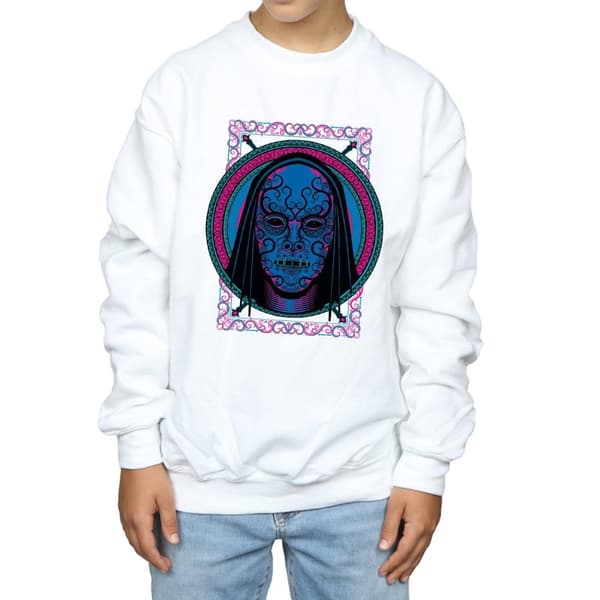 Harry Potter Boys Neon Death Eater Mask Sweatshirt