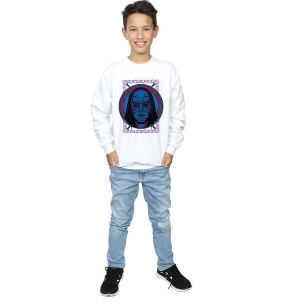 Harry Potter Boys Neon Death Eater Mask Sweatshirt