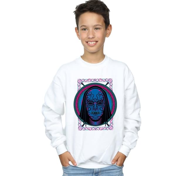 Harry Potter Boys Neon Death Eater Mask Sweatshirt