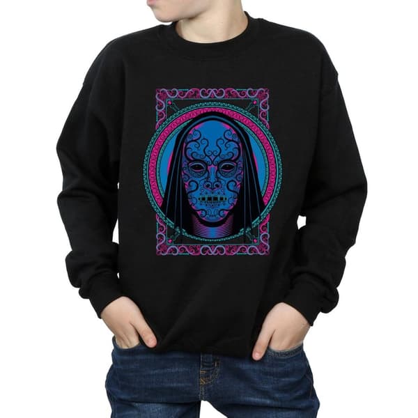 Harry Potter Boys Neon Death Eater Mask Sweatshirt