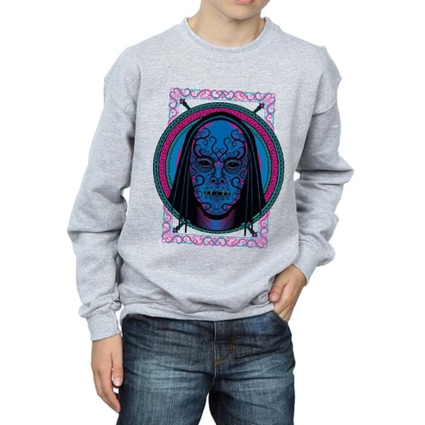 Harry Potter Boys Neon Death Eater Mask Sweatshirt
