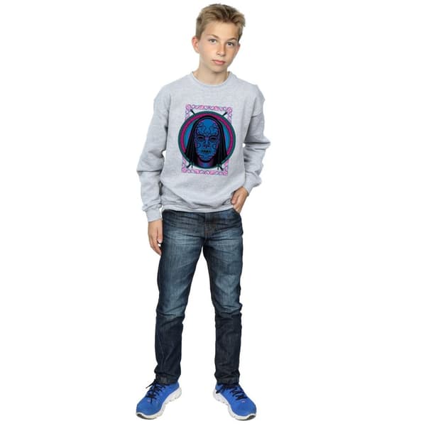 Harry Potter Boys Neon Death Eater Mask Sweatshirt