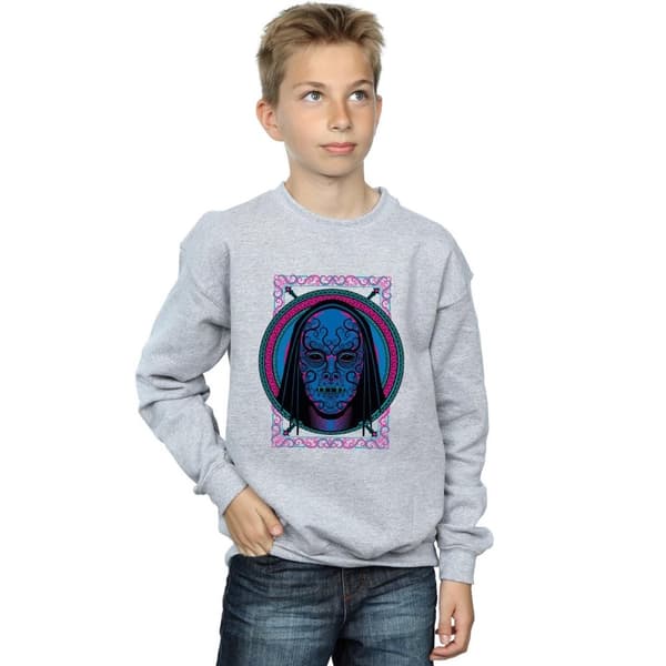 Harry Potter Boys Neon Death Eater Mask Sweatshirt