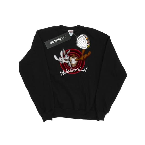 Looney Tunes Sweatshirt Livin´ It Up för flickor Black 5-6 Years