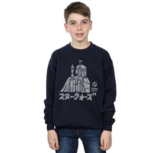 Star Wars Kanji Boba Fett-tröja för pojkar