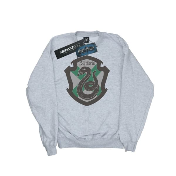 Harry Potter Boys Slytherin Crest Flat Sweatshirt