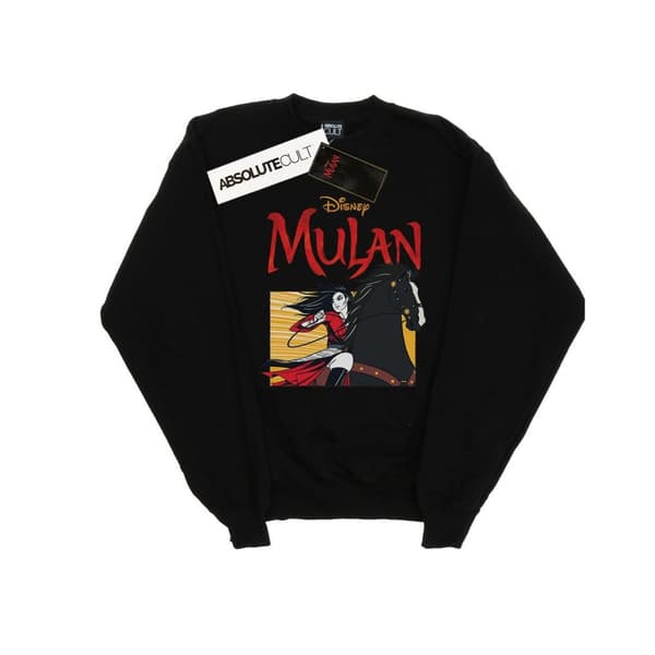 Disney Girls Mulan Movie Horse Frame Sweatshirt