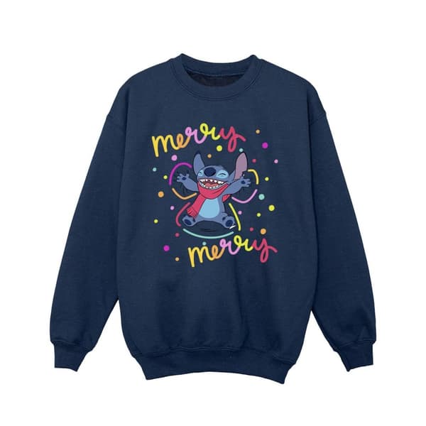 Disney Lilo & Stitch Merry Rainbow-tröja för flickor