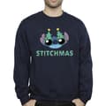 Miniatyrbilde 4 av 5: Disney Mens Lilo & Stitch Stitchmas Glasses Sweatshirt