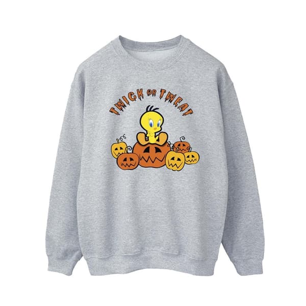 Looney Tunes Mens Twick Or Tweat Sweatshirt