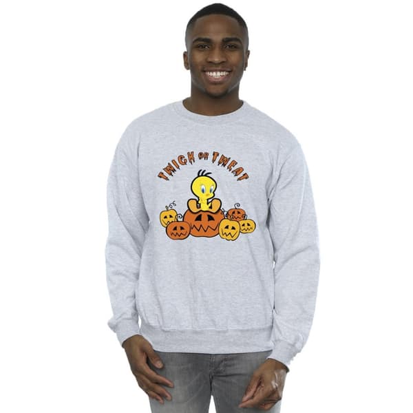Looney Tunes Mens Twick Or Tweat Sweatshirt