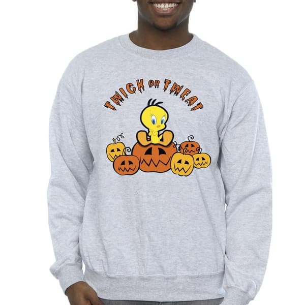 Looney Tunes Mens Twick Or Tweat Sweatshirt