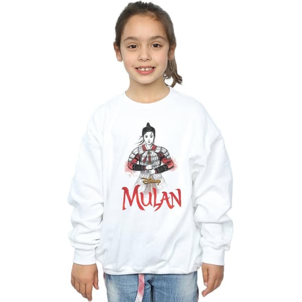 Disney Girls Mulan Movie Sword Pose Sweatshirt