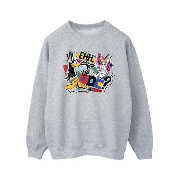 Looney Tunes Mens What´s Up Doc Pop Art Sweatshirt