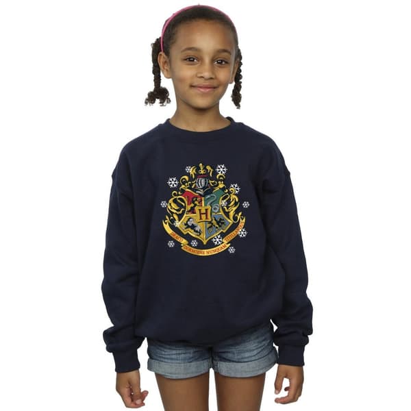 Harry Potter Girls Christmas Crest Sweatshirt