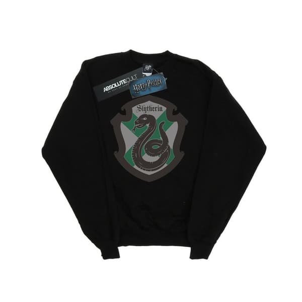 Harry Potter Girls Slytherin Crest Flat Sweatshirt