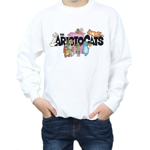 Disney Boys The Aristocats Music Logo Sweatshirt