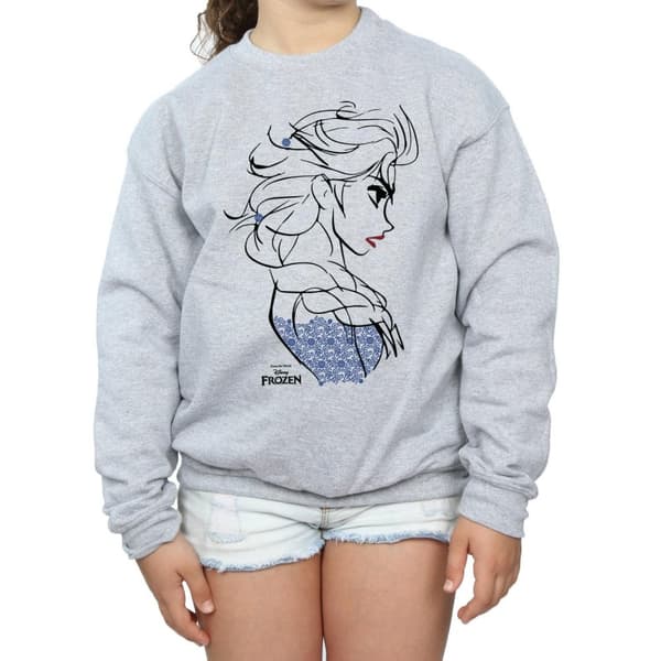 Disney Frozen Elsa Sketch Sweatshirt för flickor