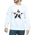 Miniatyrbilde 3 av 5: Looney Tunes Mens Sylvester Mono Star Sweatshirt