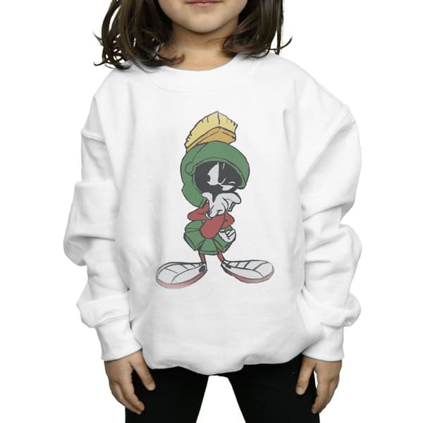 Looney Tunes Girls Marvin The Martian Pose Sweatshirt