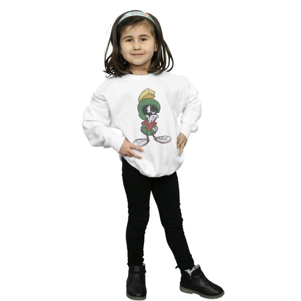 Looney Tunes Girls Marvin The Martian Pose Sweatshirt