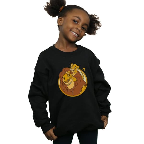 Disney Girls The Lion King Mufasa And Simba Sweatshirt
