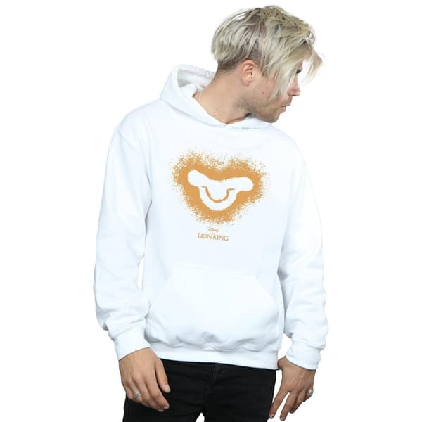 Disney Mens The Lion King Movie Simba Baby Face Hoodie