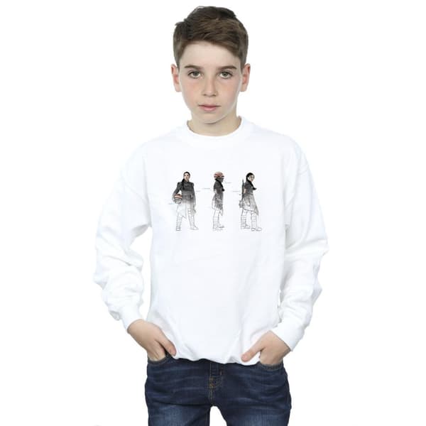 Star Wars Boys The Book Of Boba Fett Fennec Painted Concept Sweatshirt