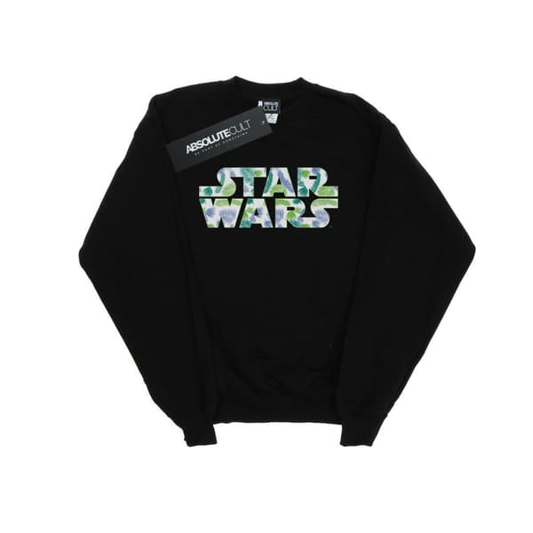 Star Wars Boys Palm Logo Sweatshirt Black 7-8 Years