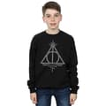 Miniatyrbillede 2 af 5: Harry Potter Boys Deathly Hallows Symbol Sweatshirt