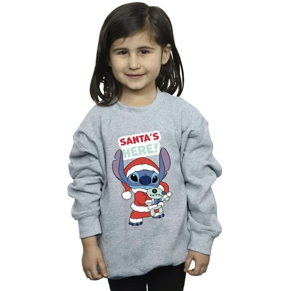 Disney Girls Lilo & Stitch Santa´s Here Sweatshirt