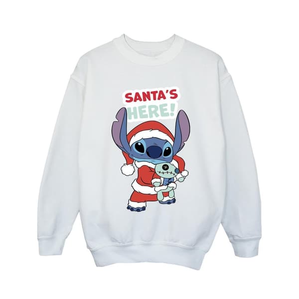 Disney Girls Lilo & Stitch Santa´s Here Sweatshirt